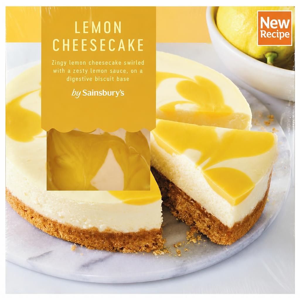 Sainsbury's Lemon Cheesecake, Summer Edition 500g
