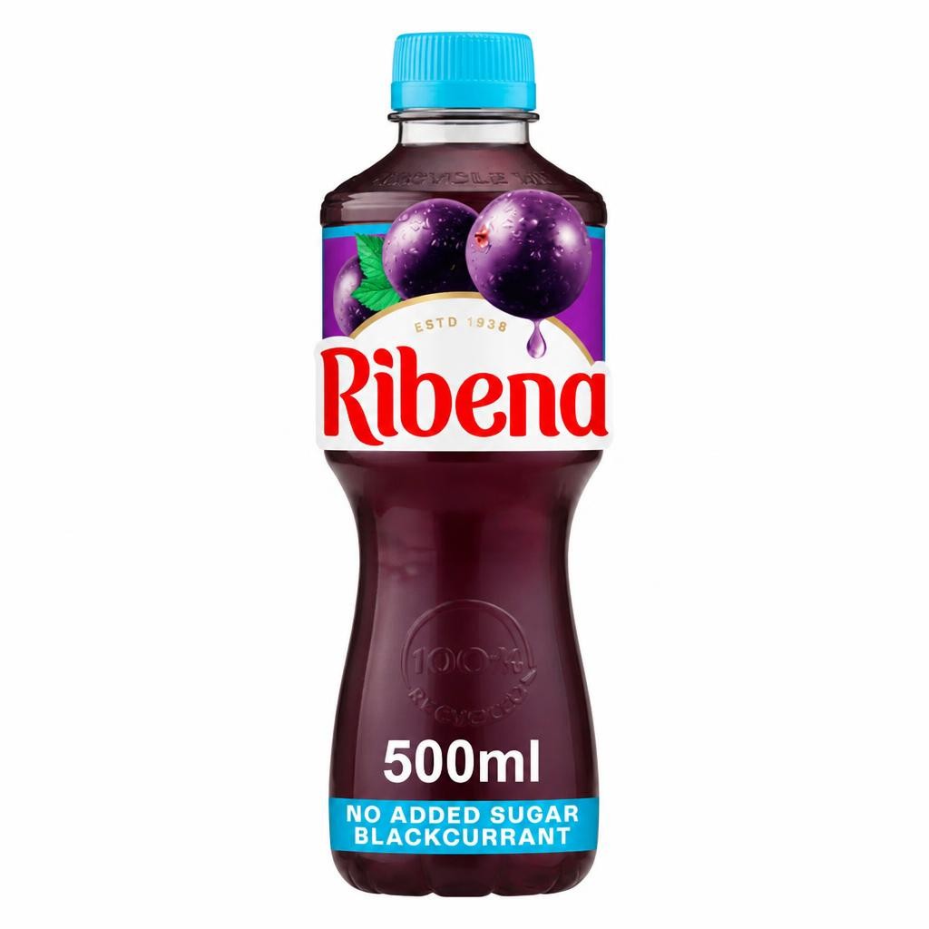 Ribena Blackcurrant Juice Drink No Added Sugar 500ml