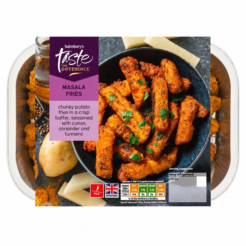 Sainsbury's Masala Fries, Taste the Difference 300g