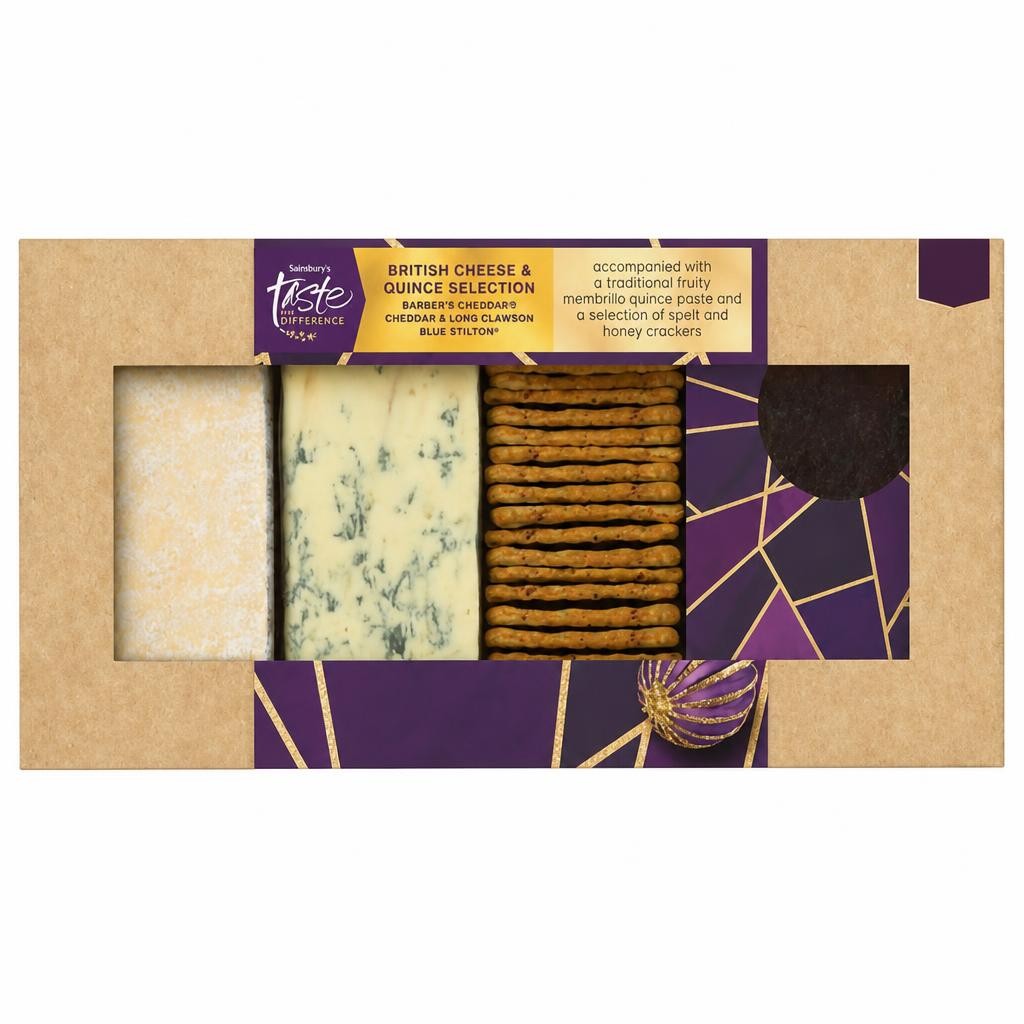 Sainsbury's British Cheese & Quince Selection, Taste the Difference 460g