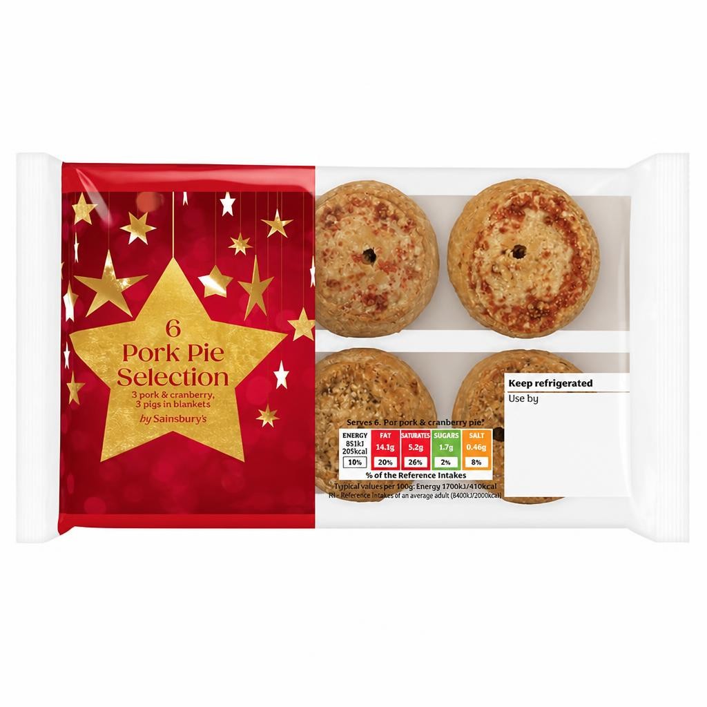 Sainsbury's Mini Pork Pie Selection 300g