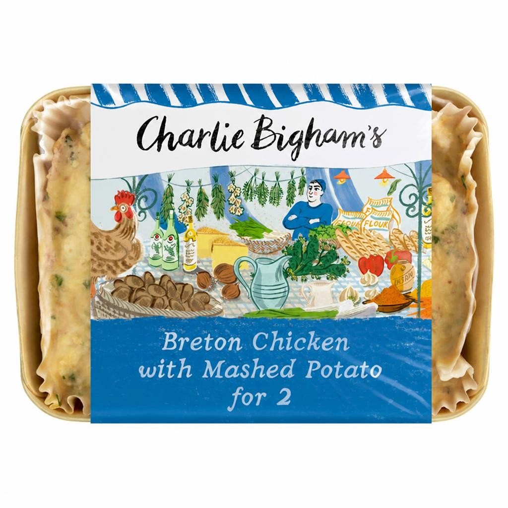 Charlie Bigham's Breton Chicken with Cheddar Mashed Potato 800g