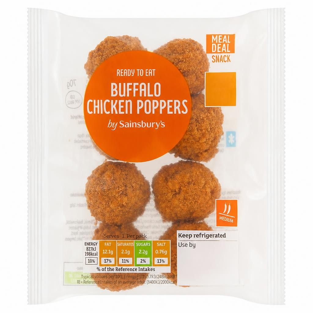 Sainsbury's Buffalo Chicken Poppers