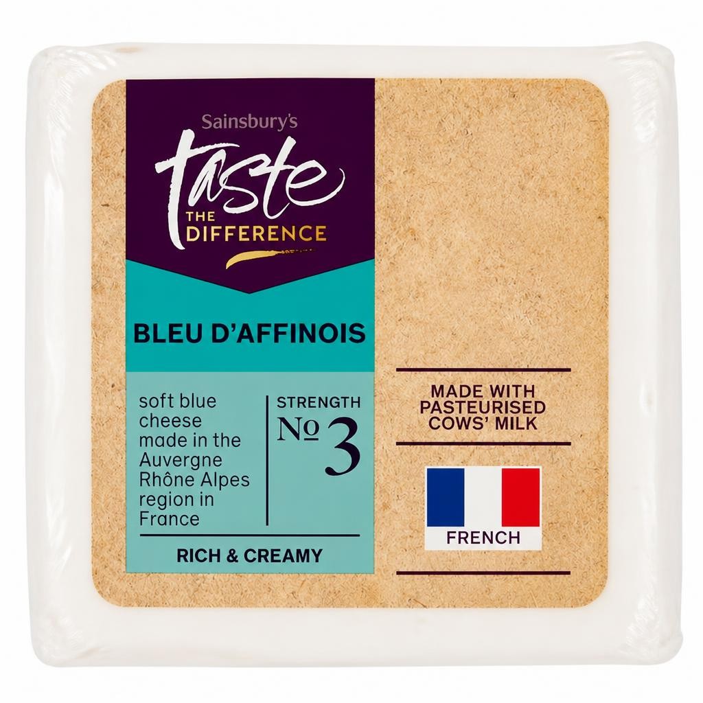 Sainsbury's Blue D'Affinois Cheese, Taste the Difference 180g