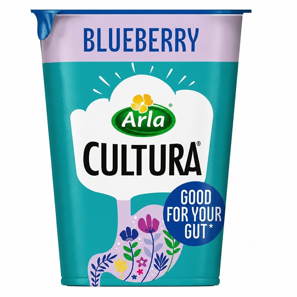 Arla Cultura Blueberry Gut Health Yogurt 450g