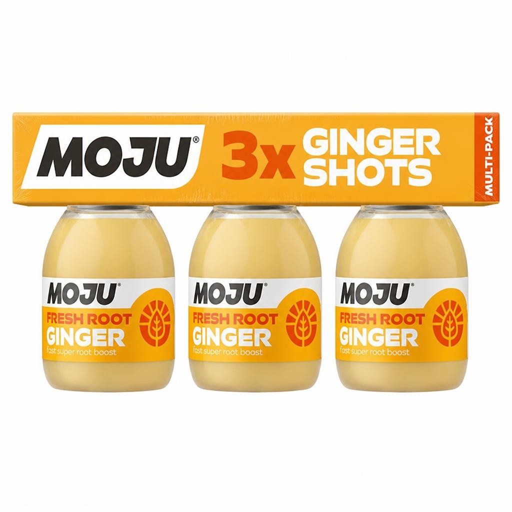 MOJU Ginger Multipack Shots 3 x 60ml
