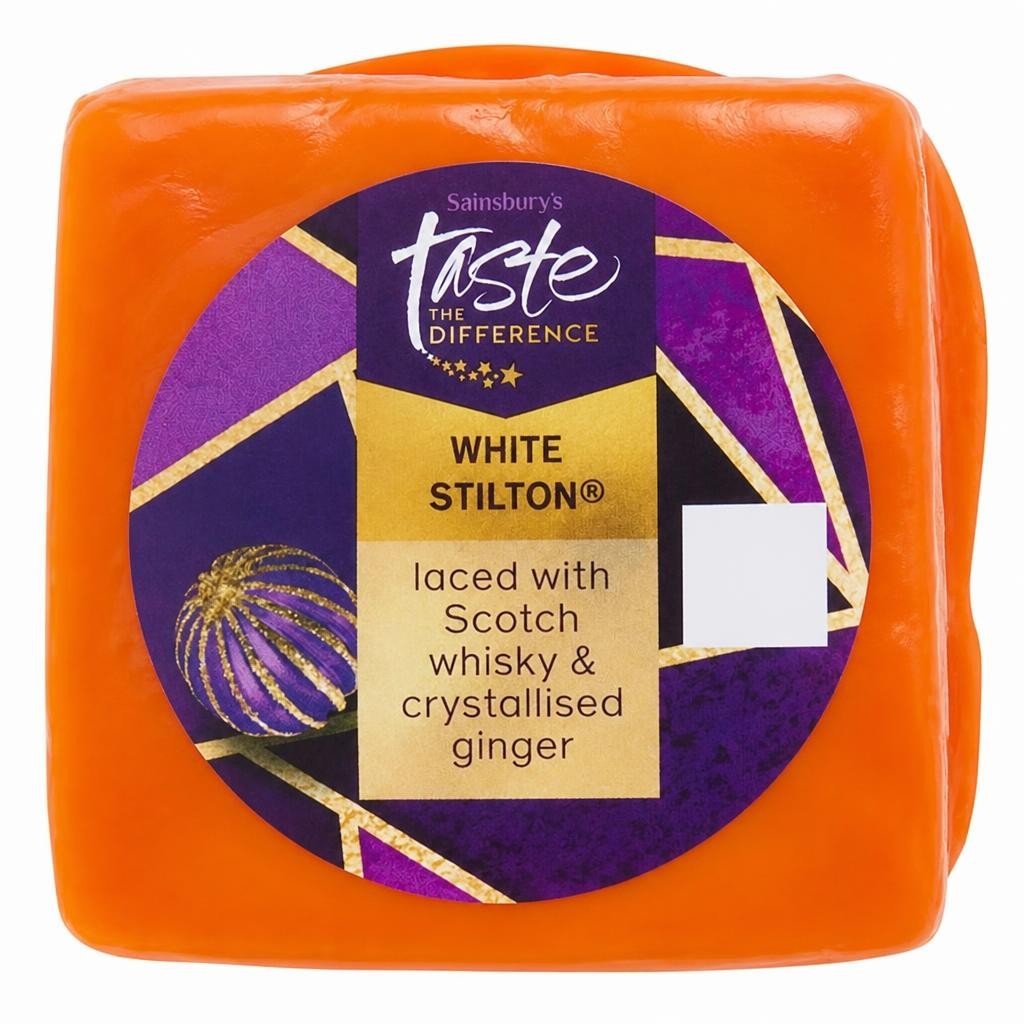 Sainsbury's White Stilton Truckle, Taste the Difference 180g