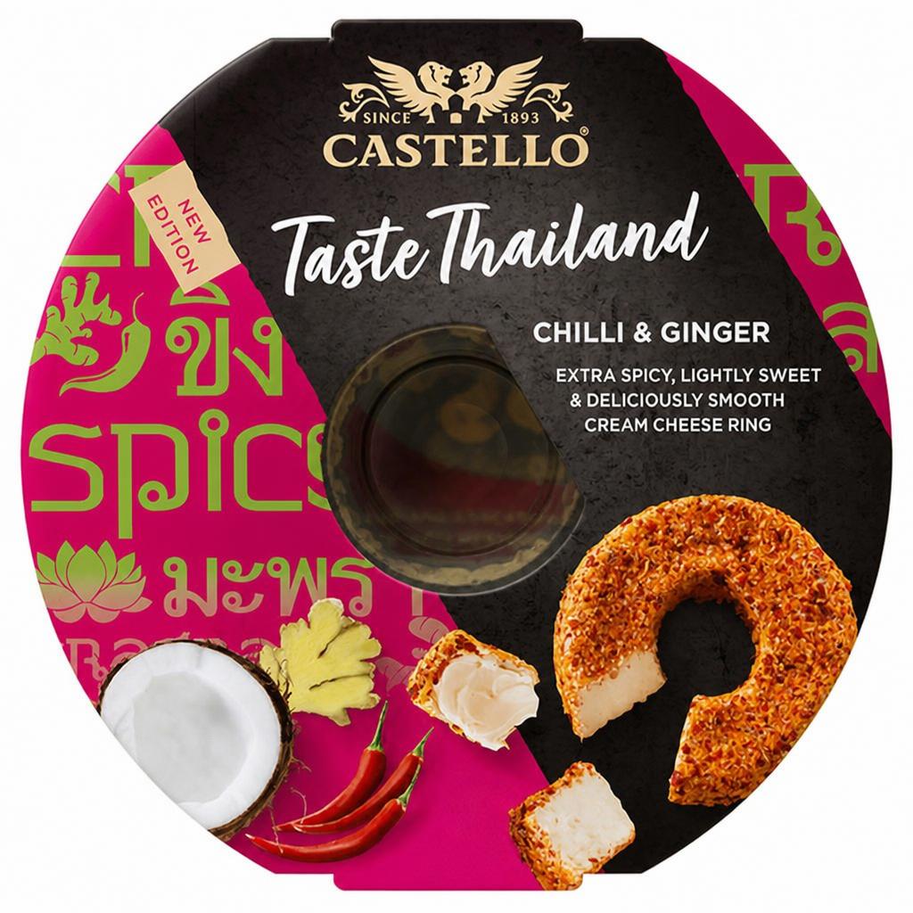 Castello Chilli & Ginger Cream Cheese Ring 125g