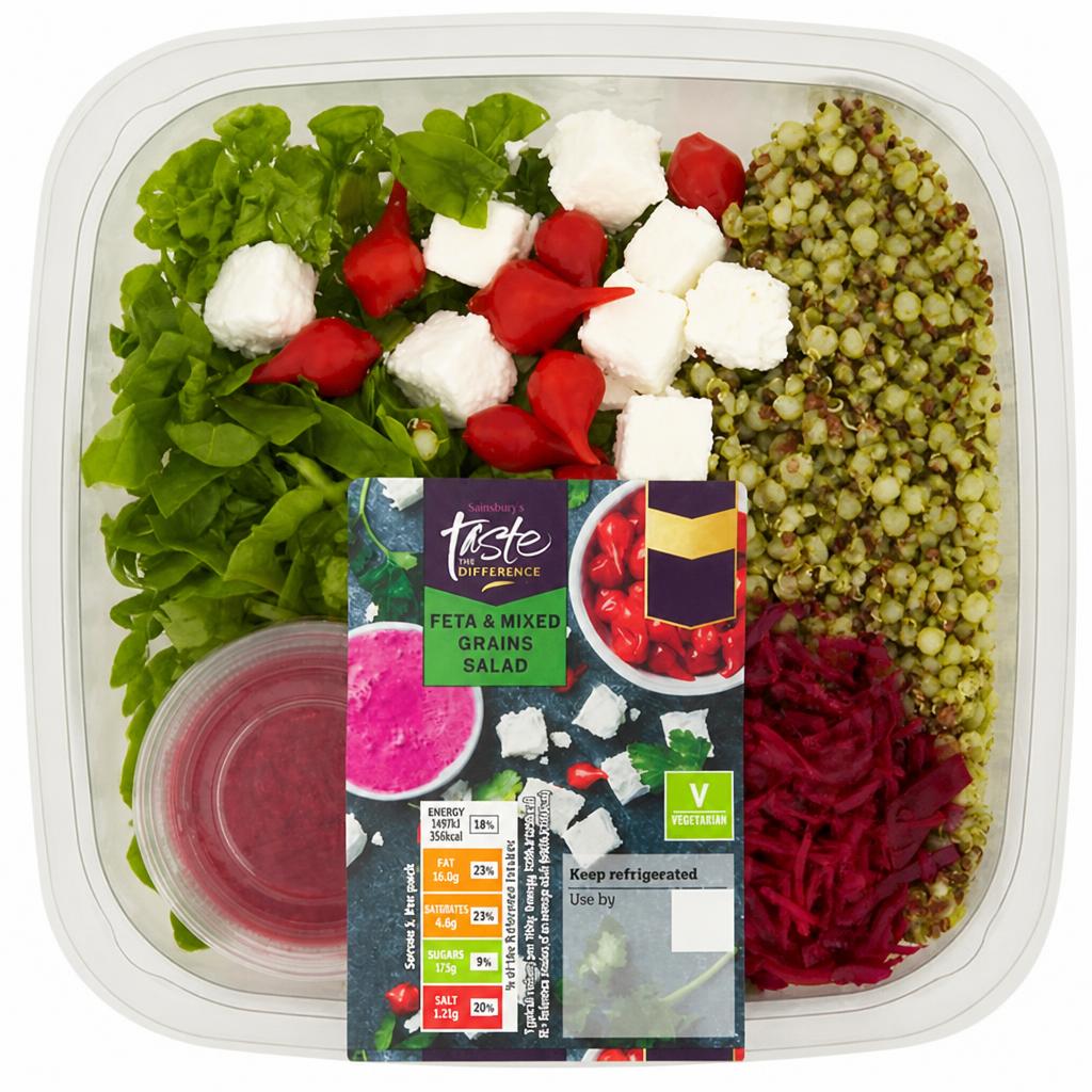 Sainsbury's 285g Feta & Mixed Grains Salad, Taste the Difference