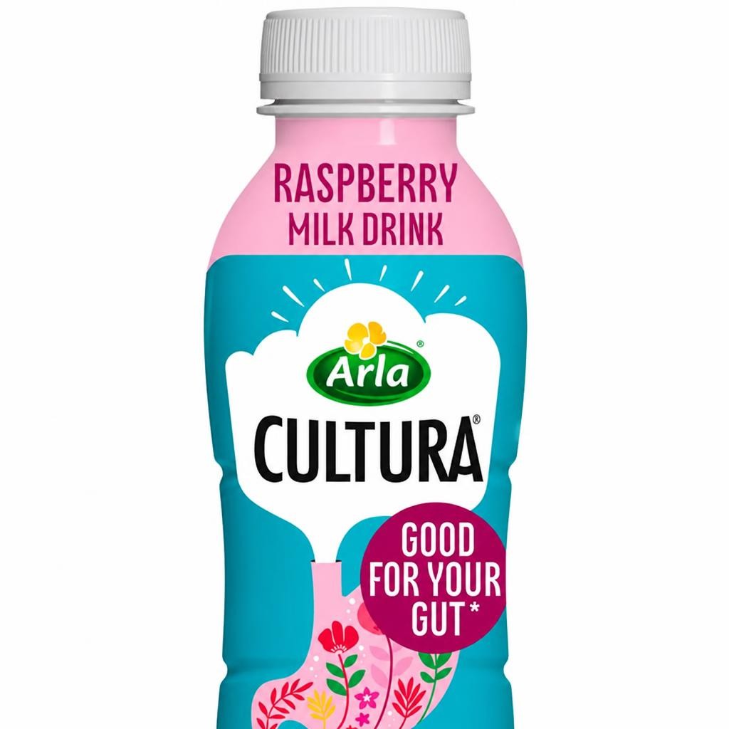 Arla Cultura Raspberry Gut Health Milk Drink 500ml