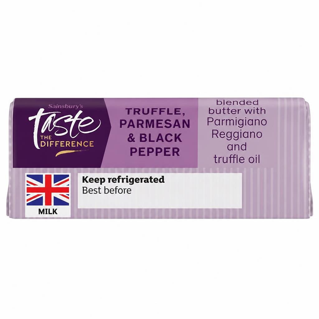Sainsbury's Truffle, Parmesan & Black Pepper Butter, Taste the Difference 90g