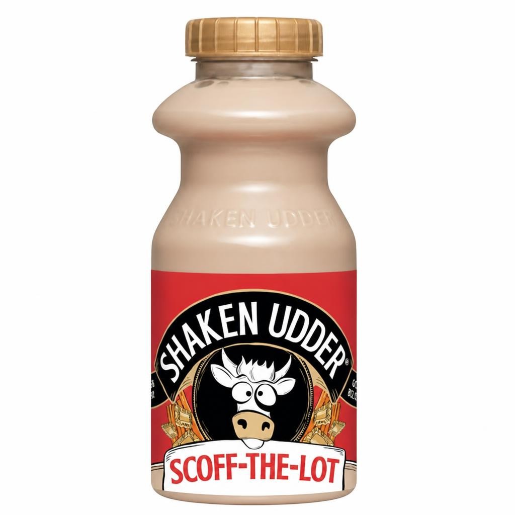 Shaken Udder Scoff the Lot Milkshake 330ml