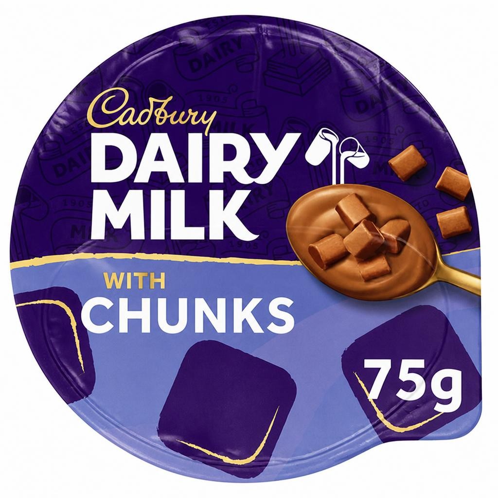 Cadbury Dairy Milk Chunks Desserts 75g