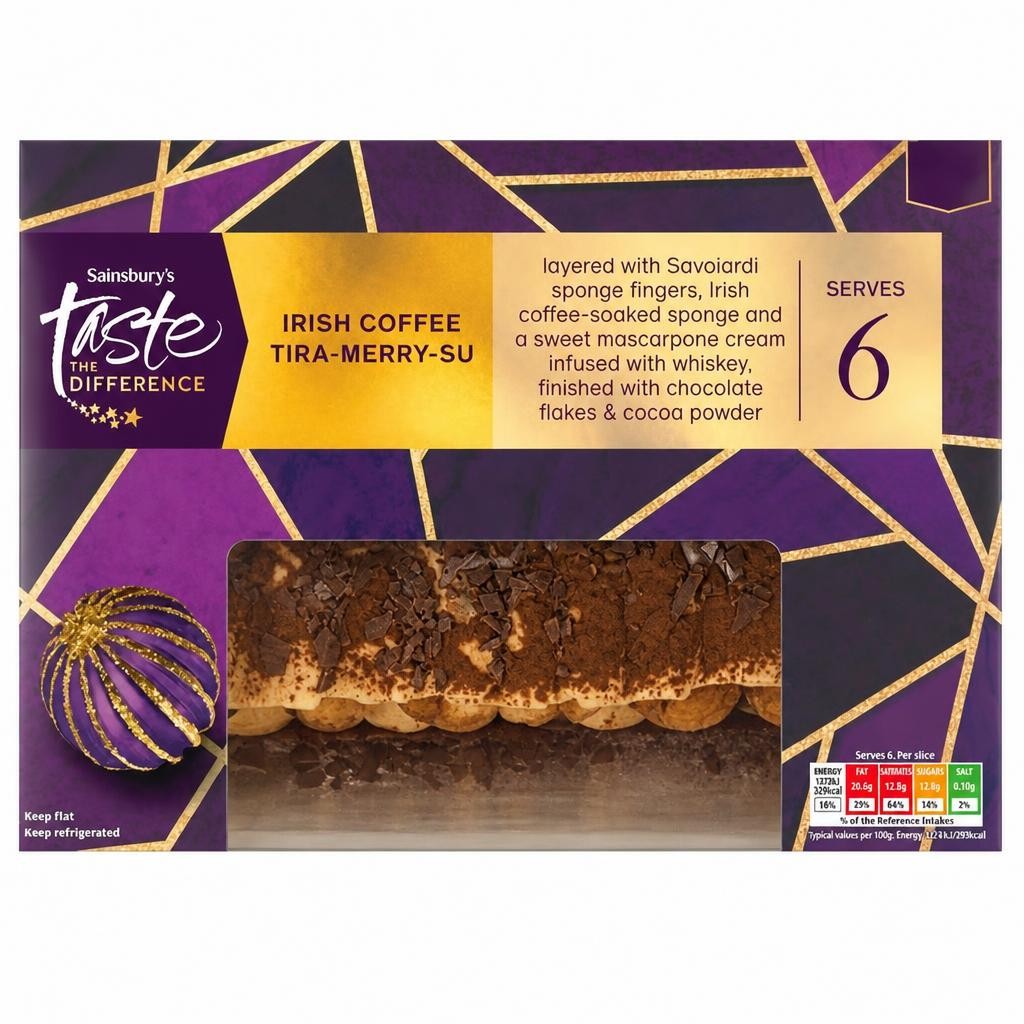 Sainsbury's Irish Coffee Tira-merry-su, Taste the Difference 600g