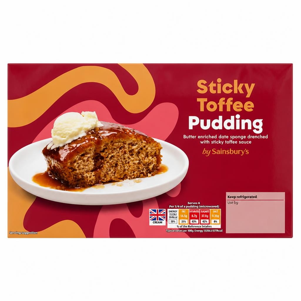 Sainsbury's Sticky Toffee Pudding 400g