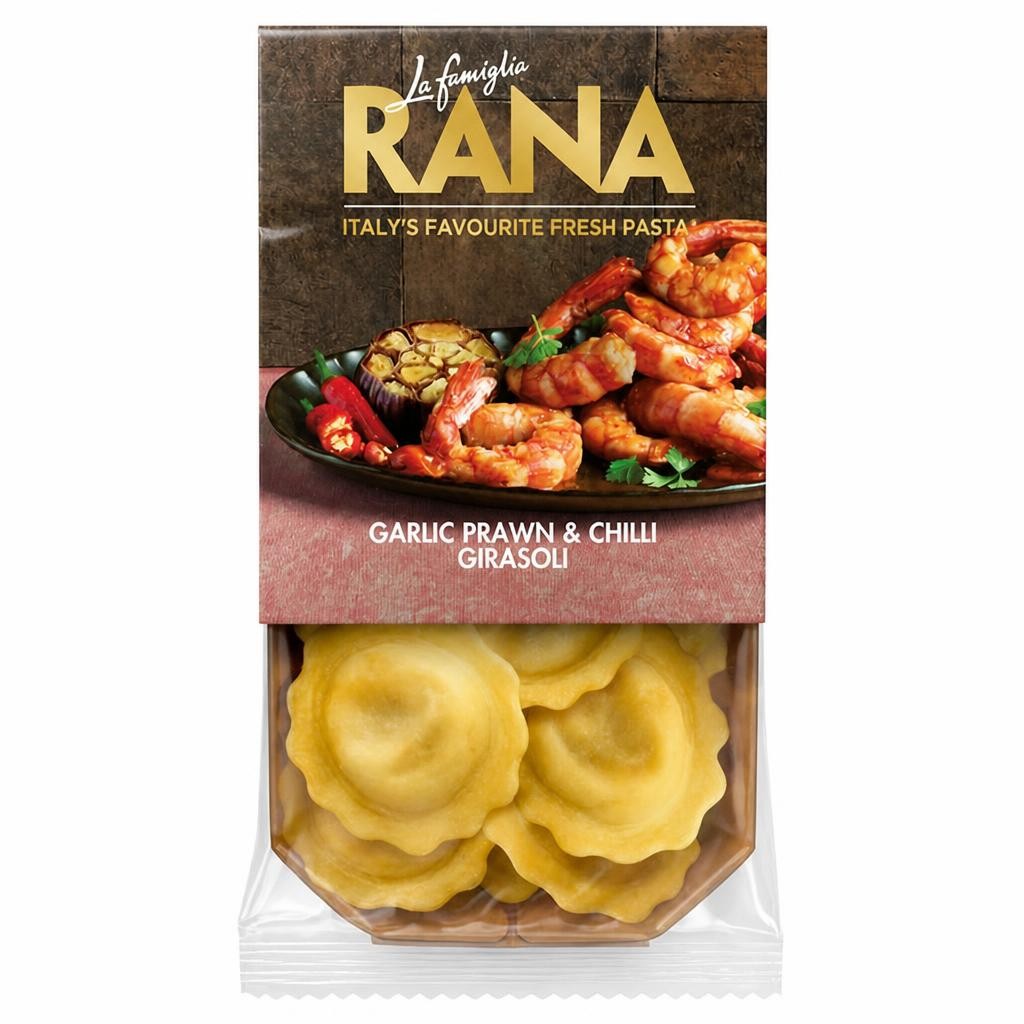 La Famiglia Rana Garlic Prawn & Chilli Girasoli 250g