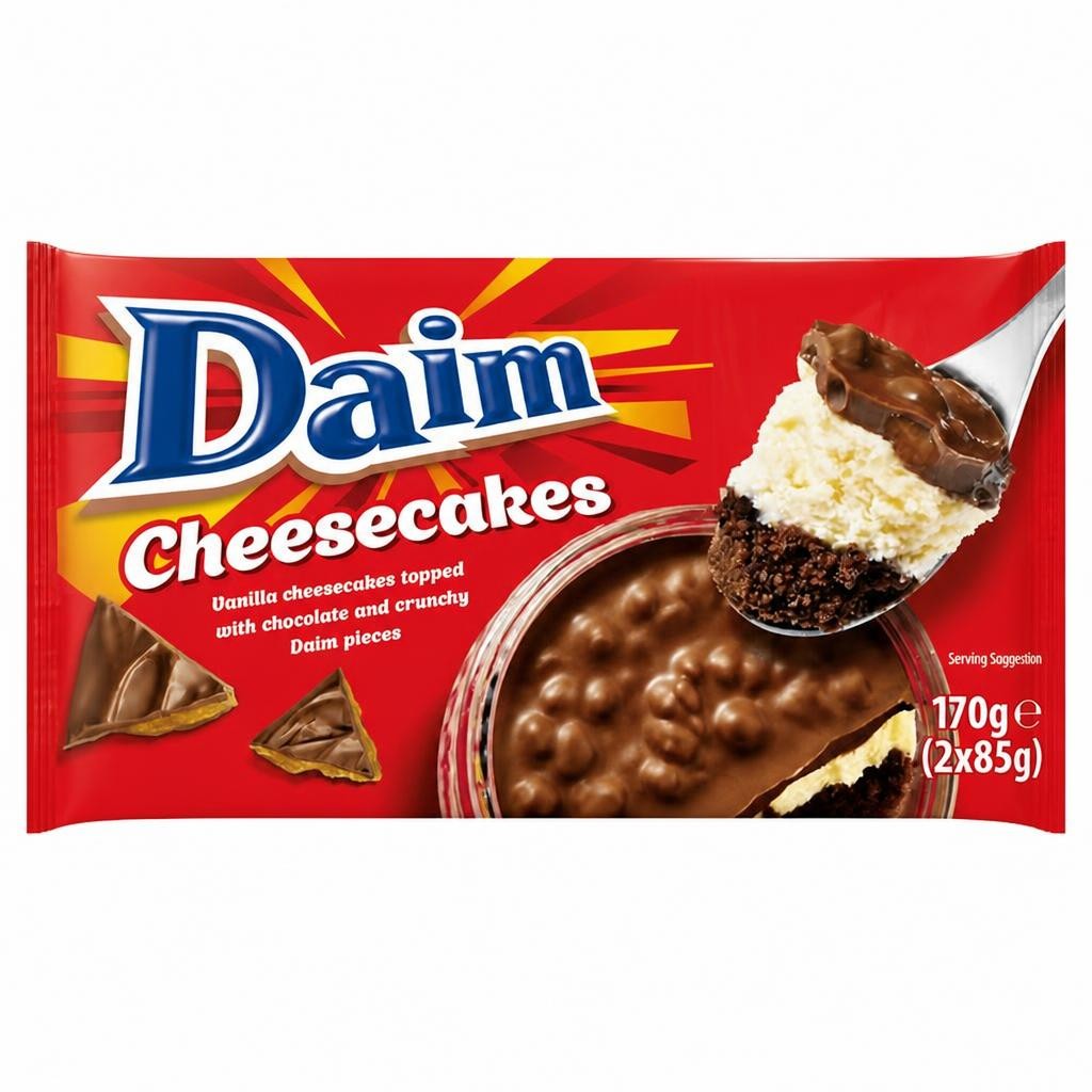 Daim Cheesecakes 2 x 85g