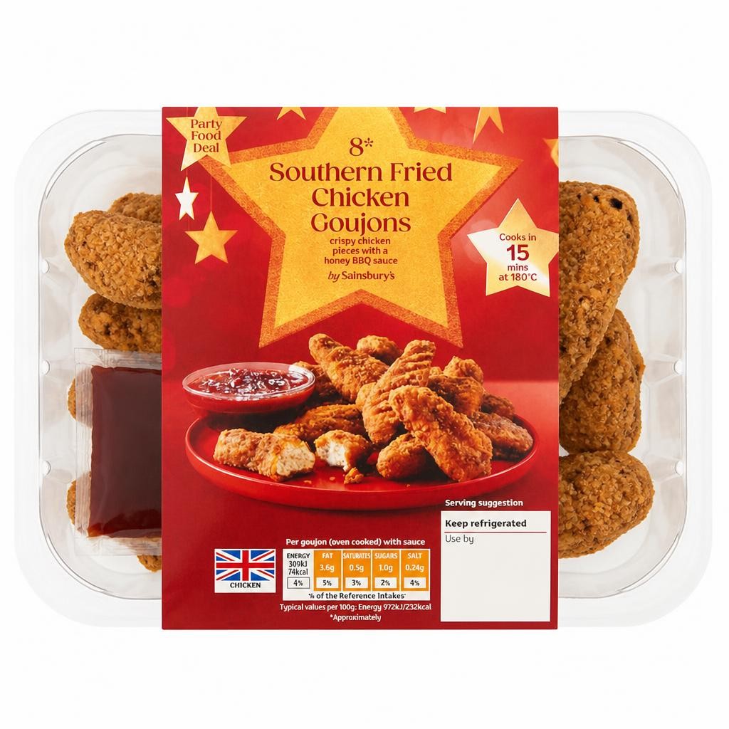 Sainsbury's Southern Fried Goujons & Honey BBQ Sauce 280g