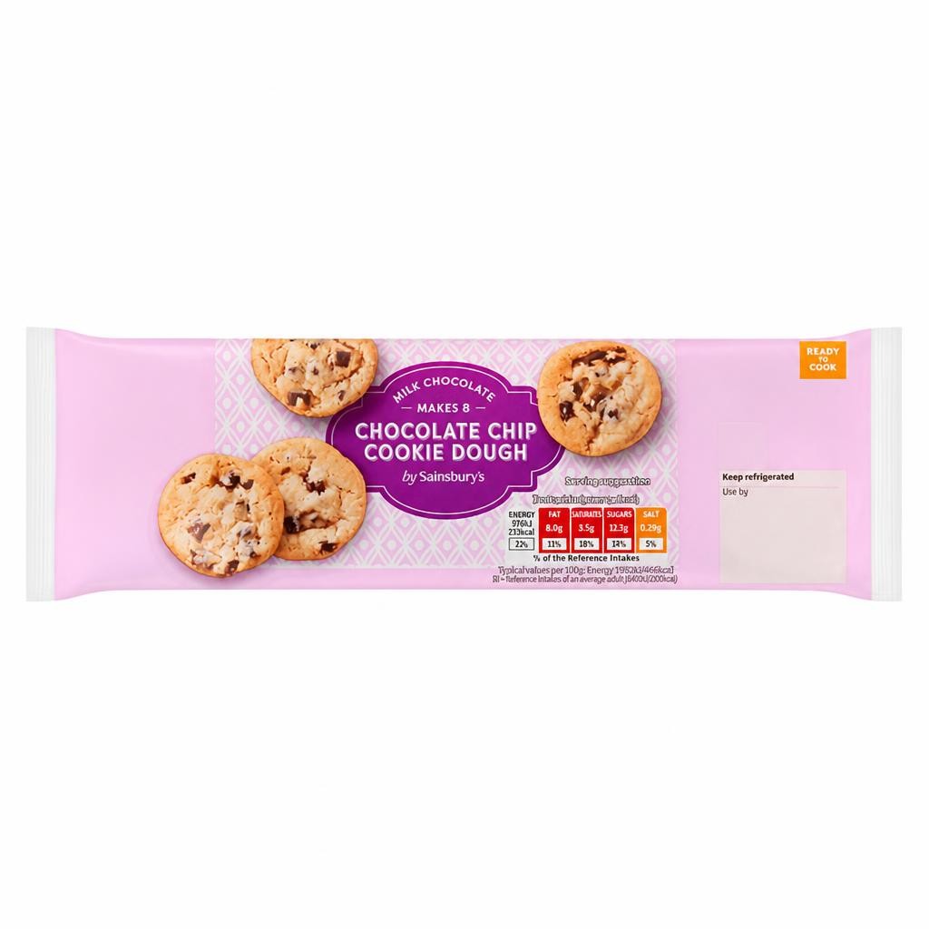 Sainsbury's Milk Chocolate Chip Cookie Dough 300g