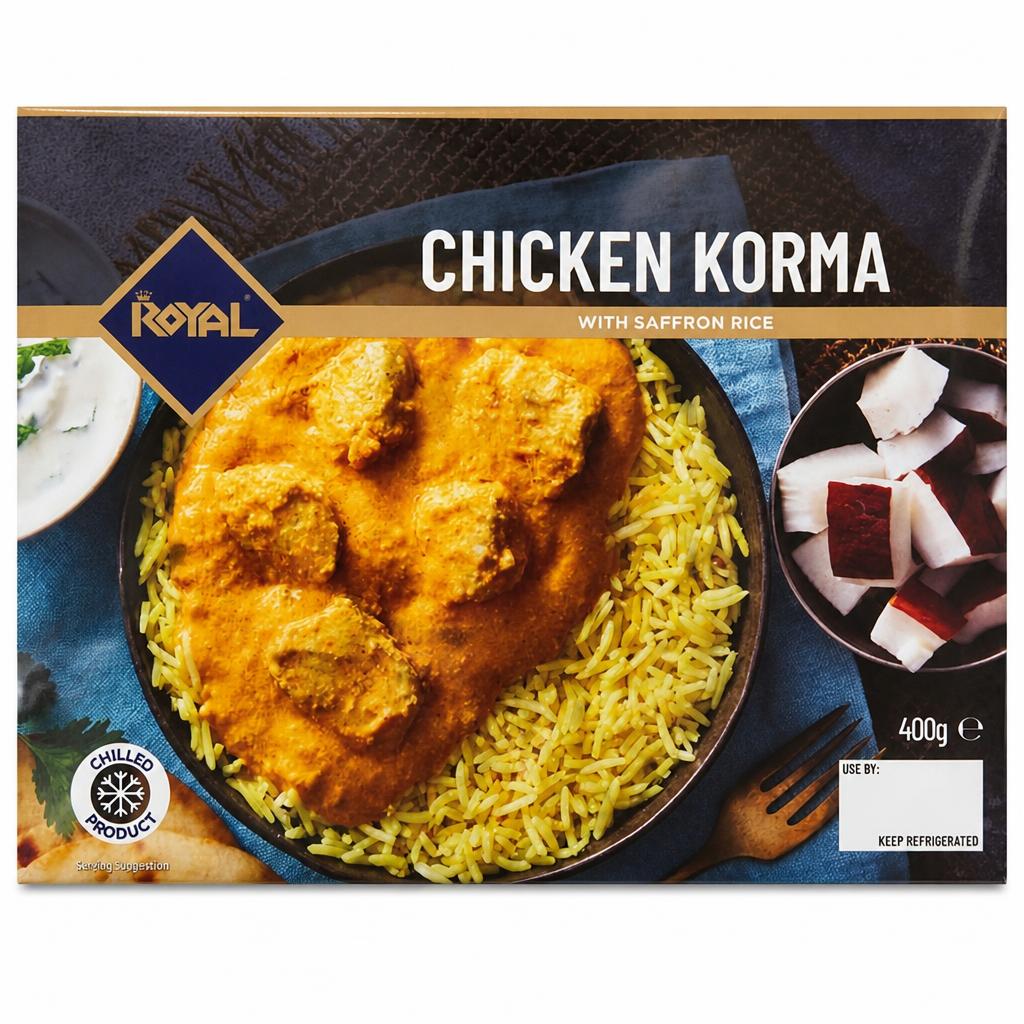 Royal Chicken Korma with Saffron Rice Halal 400g
