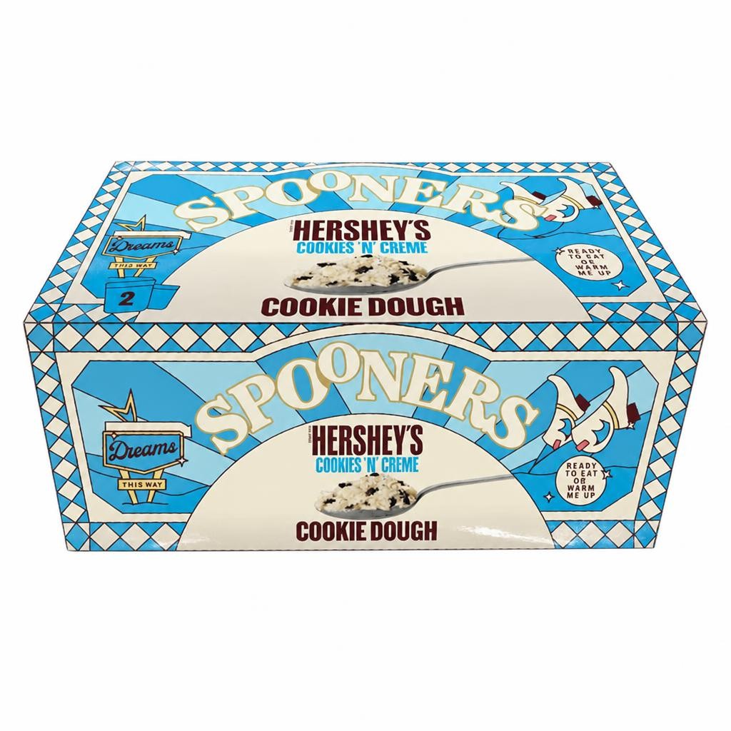 Spooners Hershey's Cookies 'N' Creme Cookie Dough x2 75g