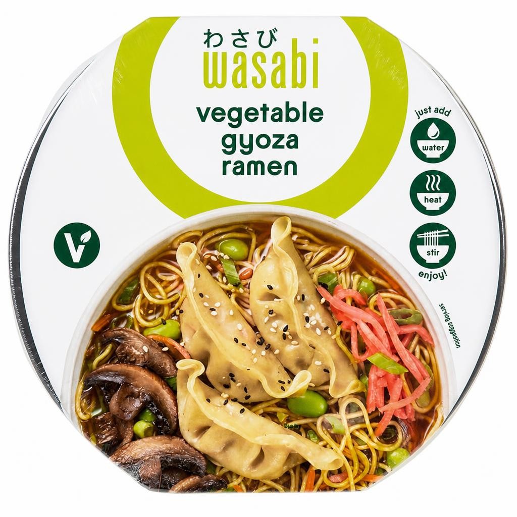 Wasabi Home Bento Vegetable Gyoza Ramen 305g
