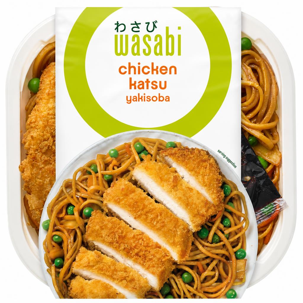 Wasabi Chicken Katsu Yakisoba 450g