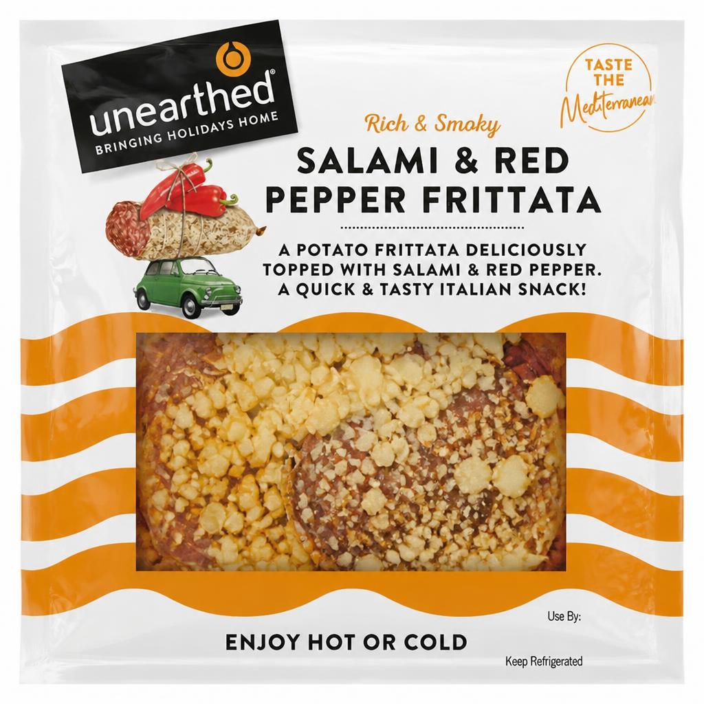 Unearthed Salami & Red Pepper Frittata 250g