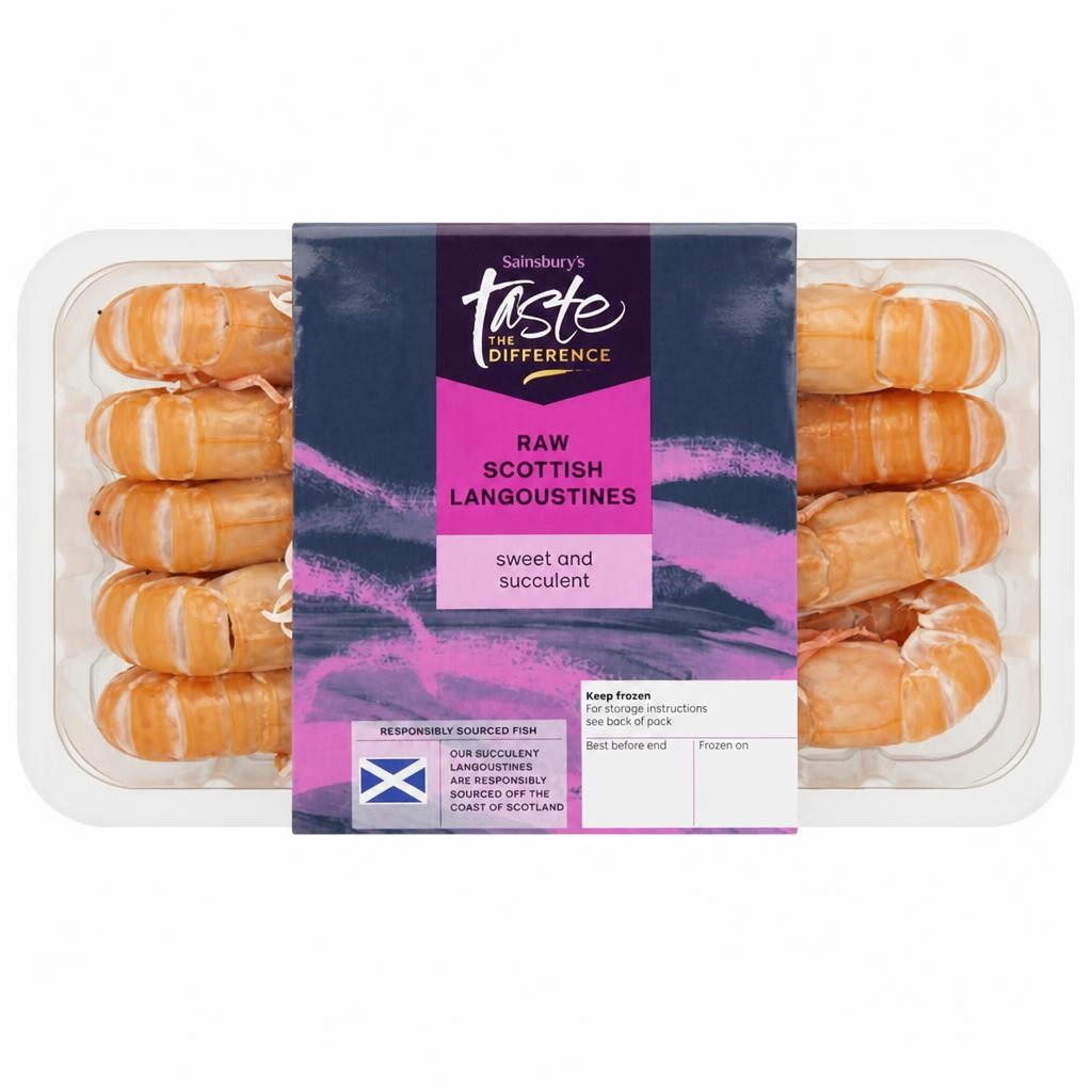 Sainsbury's Frozen Scottish Langoustines, Taste the Difference 500g