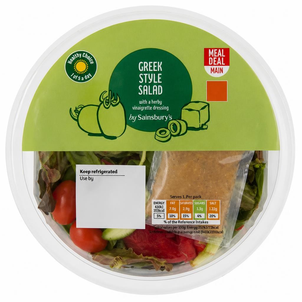Sainsbury's Greek Style Salad 145g