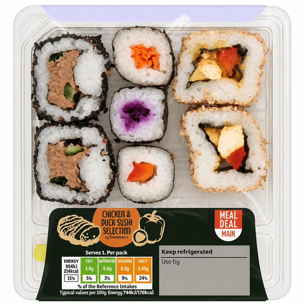 Sainsbury's Chicken & Duck Sushi Selection