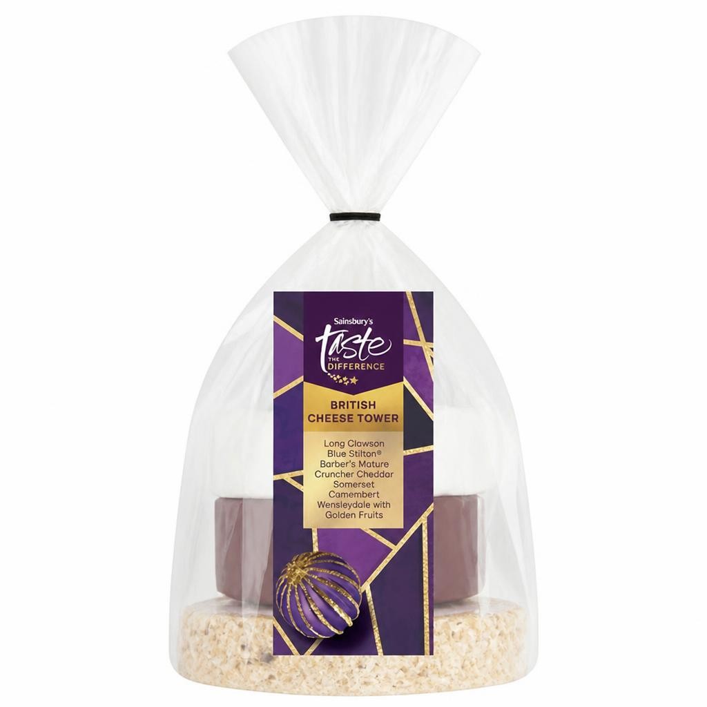 Sainsbury's British Cheese Tower, Taste The Difference 920g