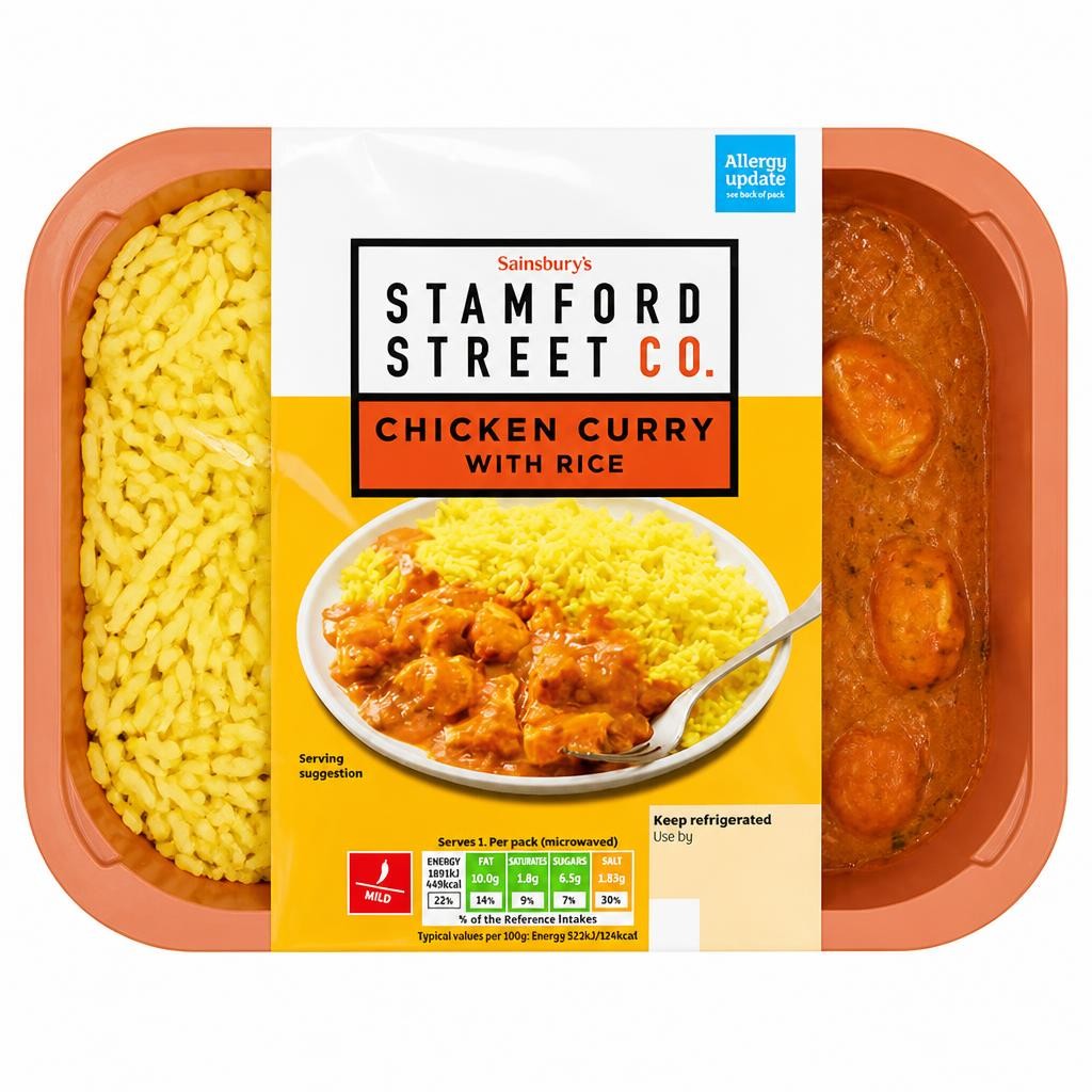 Stamford Street Co. Chicken Curry with Rice 400g