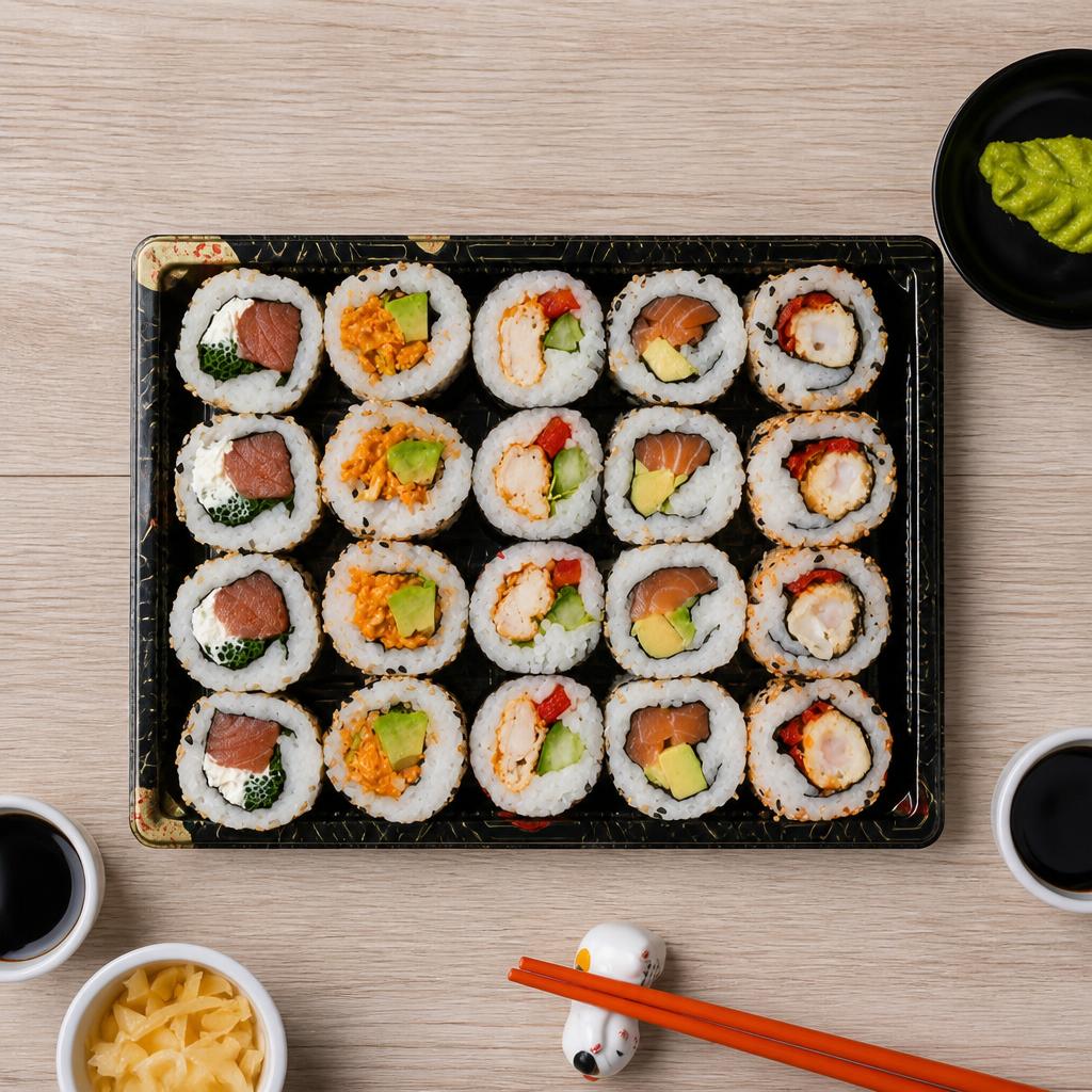 YO! 20 Pieces Sushi Mixed Rolls Sharer