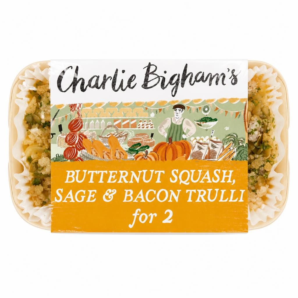 Charlie Bigham's Butternut Squash, Sage & Bacon Trulli 700g