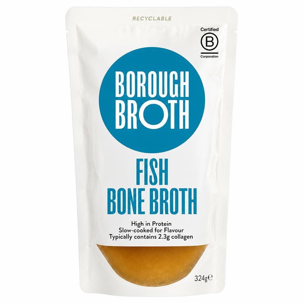 Borough Broth Sustainably Caught Fish Bone Broth 324g
