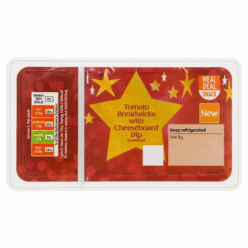 Sainsbury's Tomato Breadsticks & Cheeseboard Dip 52g