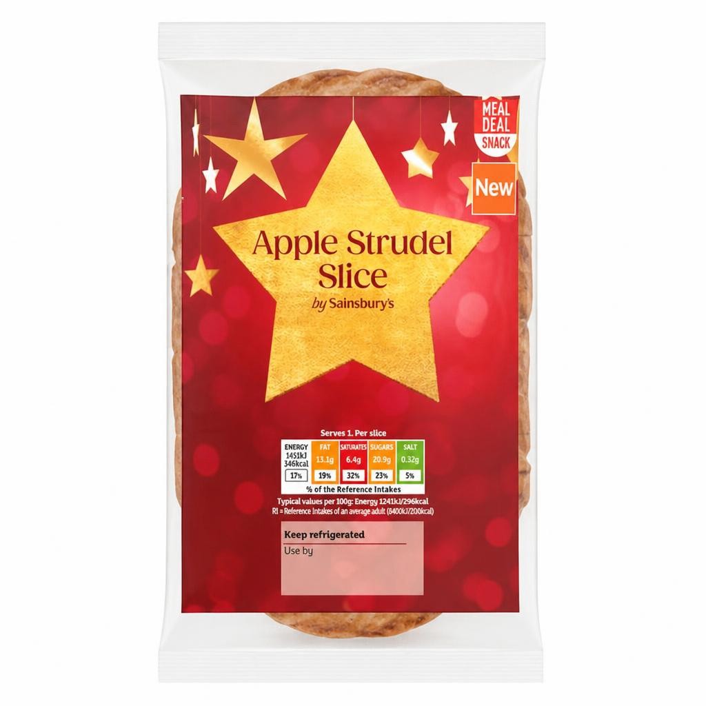 Sainsbury's Apple Strudel Slice 117g