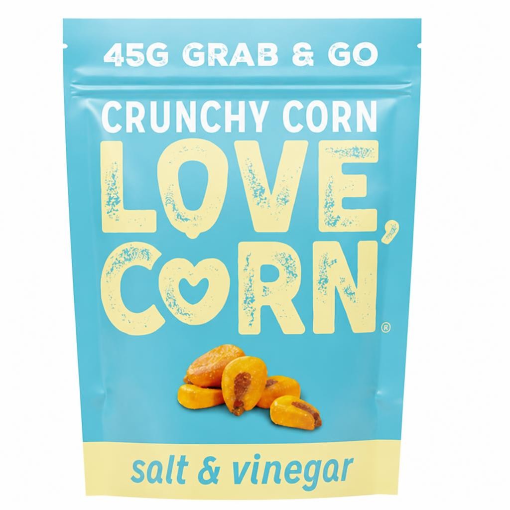 Love Corn Salt & Vinegar Crunchy Corn Snack 45g