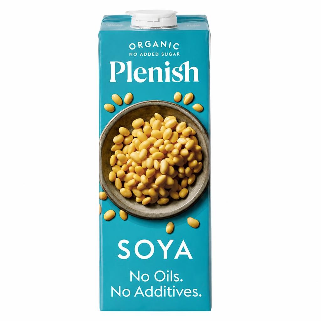 Plenish 1L Chilled Dairy Free Organic Soya Drink