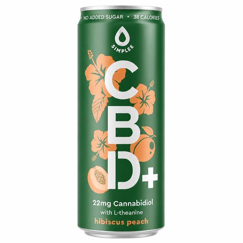 Simplee 22mg CBD Plus Drink Hibiscus Peach