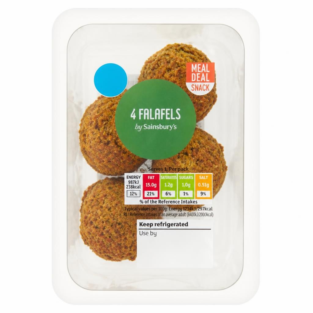 Sainsbury's Falafels x4 80g