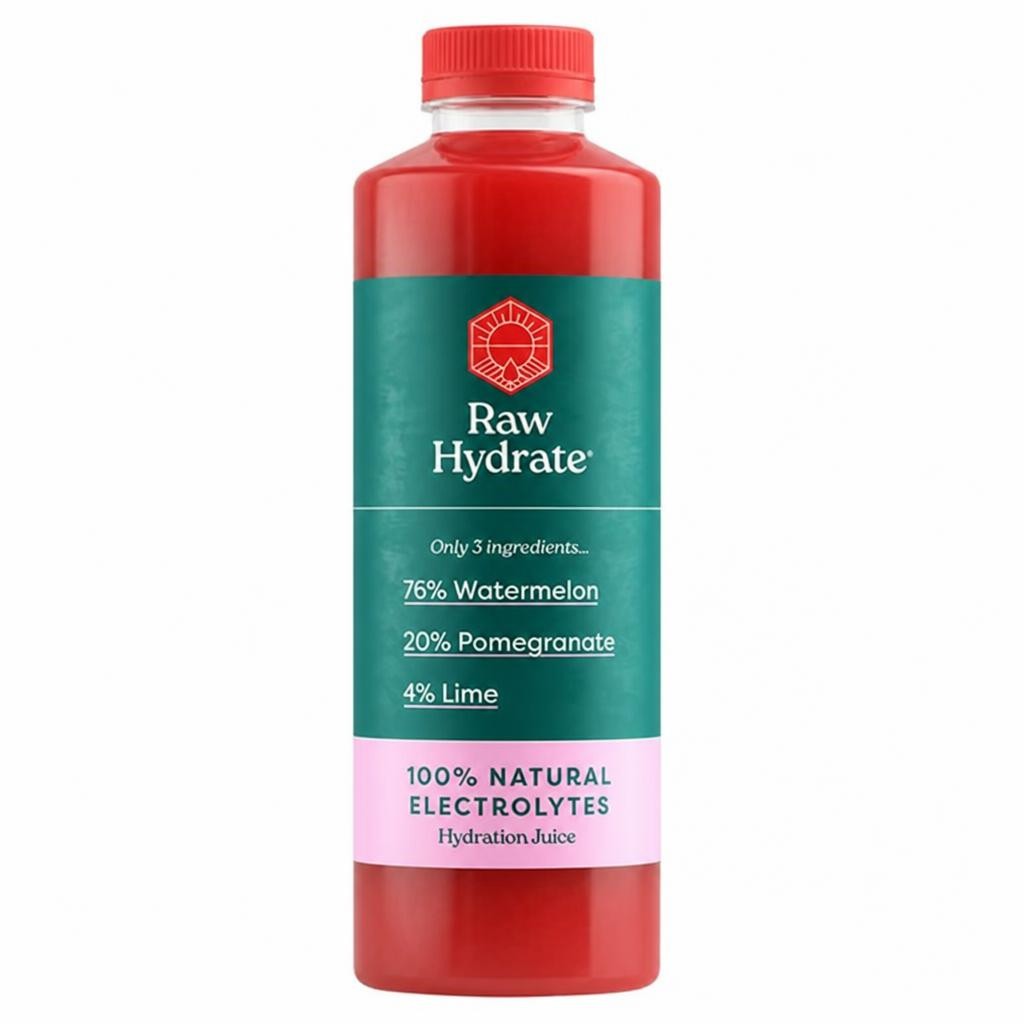 Raw Hydrate Watermelon, Pomegranate, Lime Hydration Juice 750ml