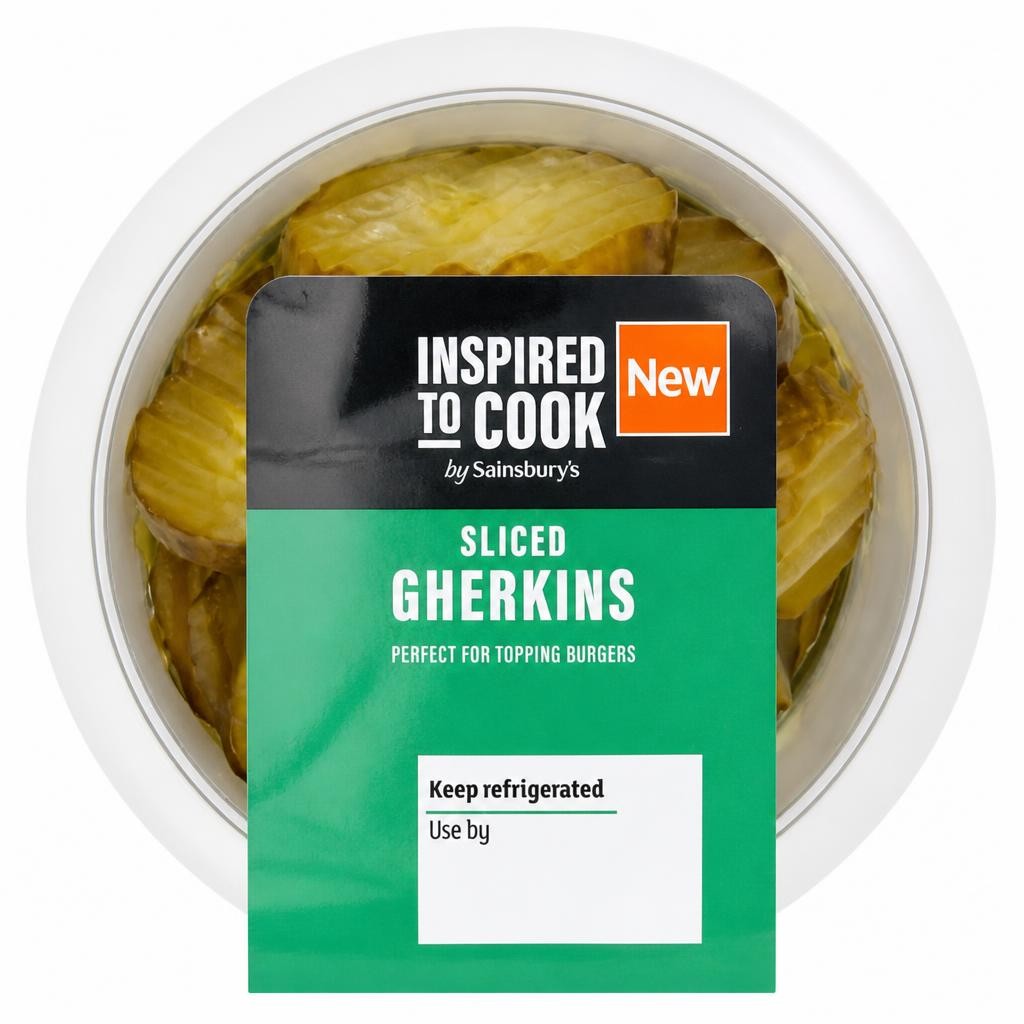 Sainsbury's Sliced Gherkins, Inspired to Cook 110g