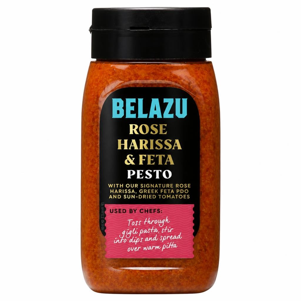 Belazu Rose Harissa & Feta Pesto 280g