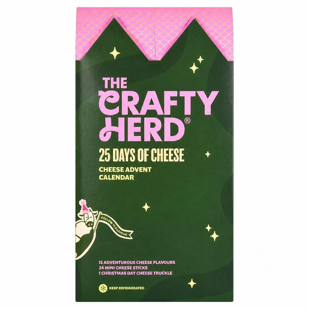 The Crafty Herd Cheese Advent Calendar 400g