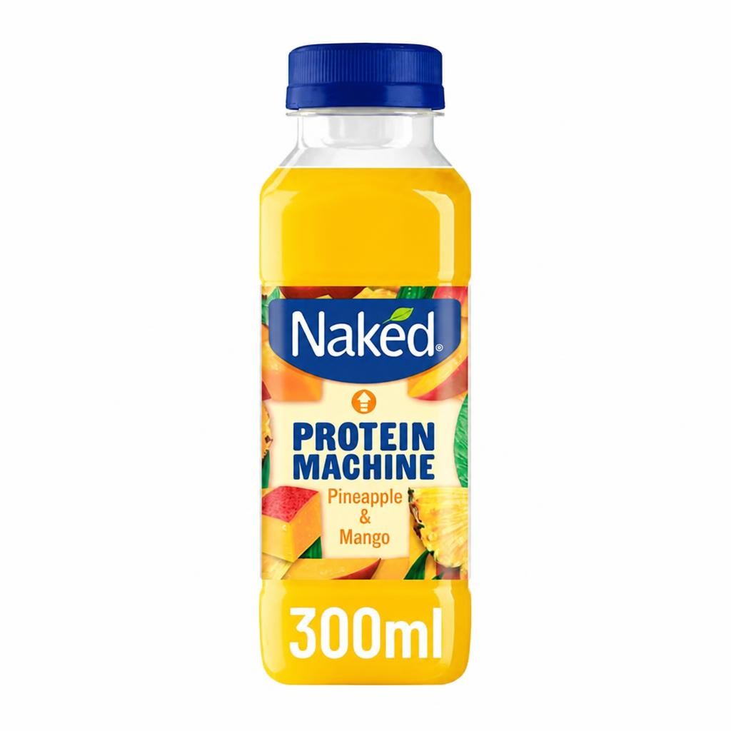 Naked Protein Machine Pineapple & Mango Smoothie 300ml