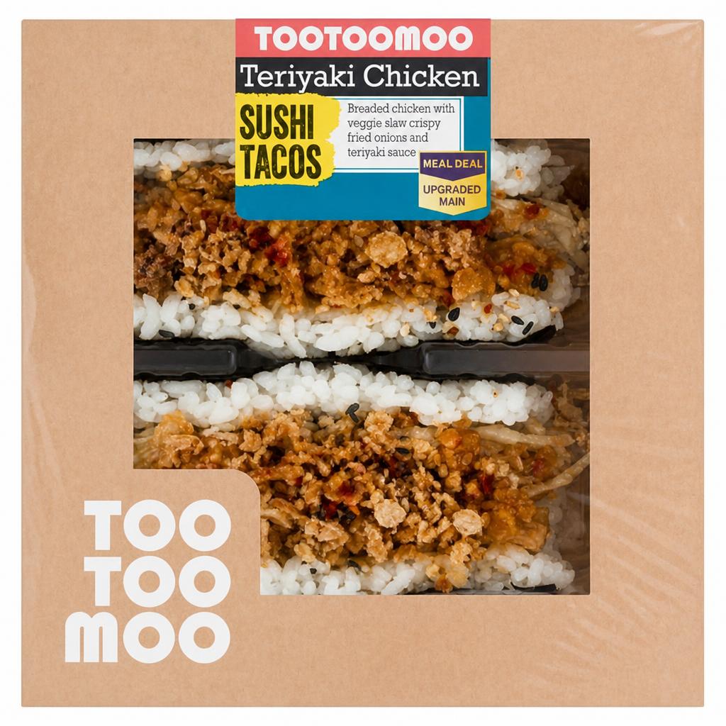 Tootoomoo Teriyaki Chicken Sushi Tacos 196g