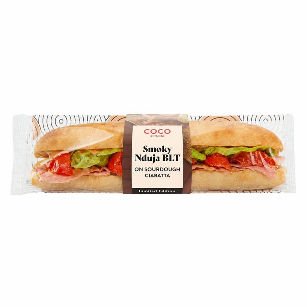 Coco di Mama Smoky Nduja BLT on Sourdough Ciabatta, Limited Edition