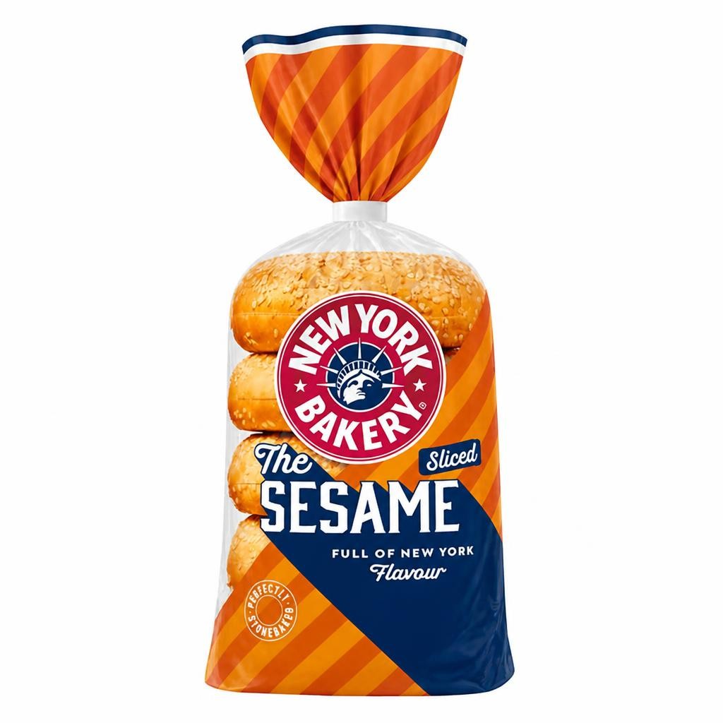 New York Bakery Co. Bagels, Sesame x5